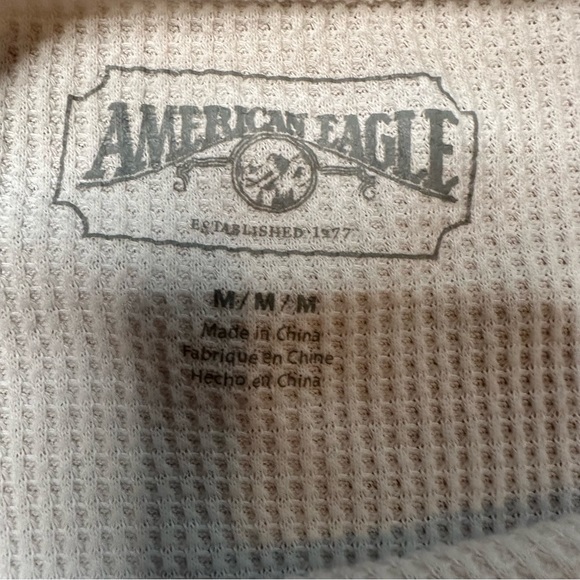 American Eagle women’s thermal top size Medium - Picture 2 of 2